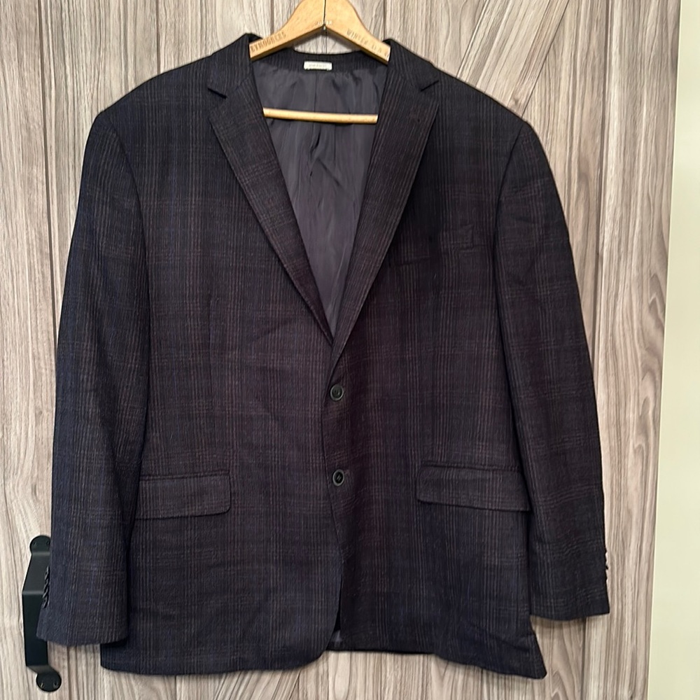 Blazer sport coat, 48R slim, plaid
